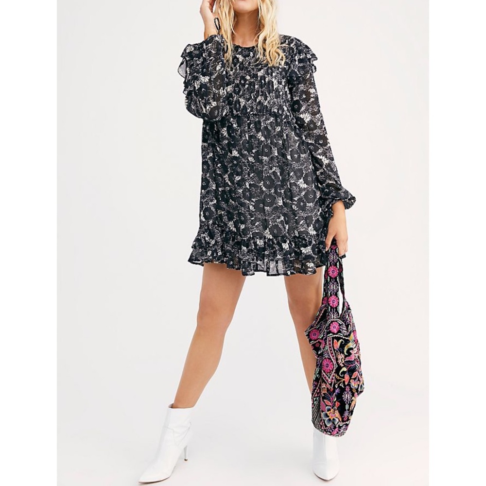 Free People These Dreams Mini Dress - Picture 2 of 13